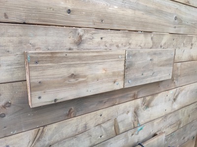 Siding Shelf